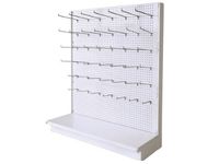 Perforated supermarket rack