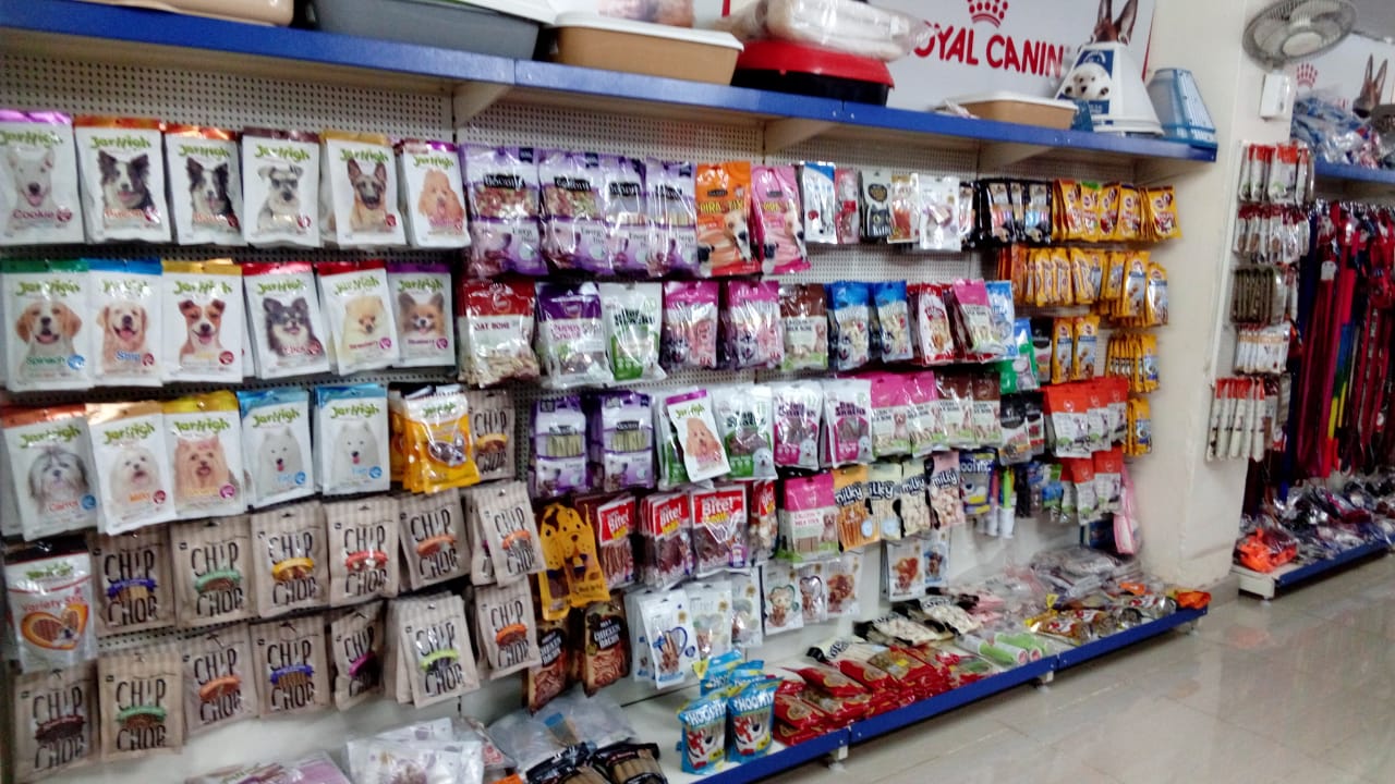 Perforated Display Racks In Hapur, Uttar Pradesh used at a pets shop used for hanging dog treats and goodies with the help of hooks